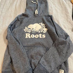 Roots Blue Heather Logo Sweatshirt